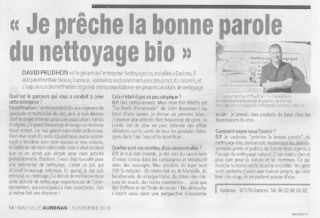 Zoom : article de presse, parru dans Mag'Ville d'Aubenas - novembre 2016